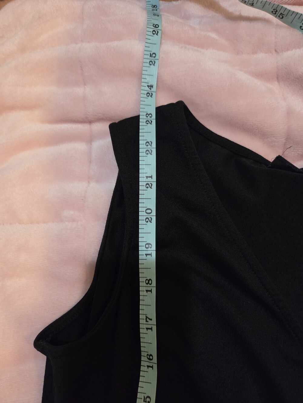 New York & Company Black V Neck PullOver Babydoll Feminine Casual Top Medium - Picture 6 of 6